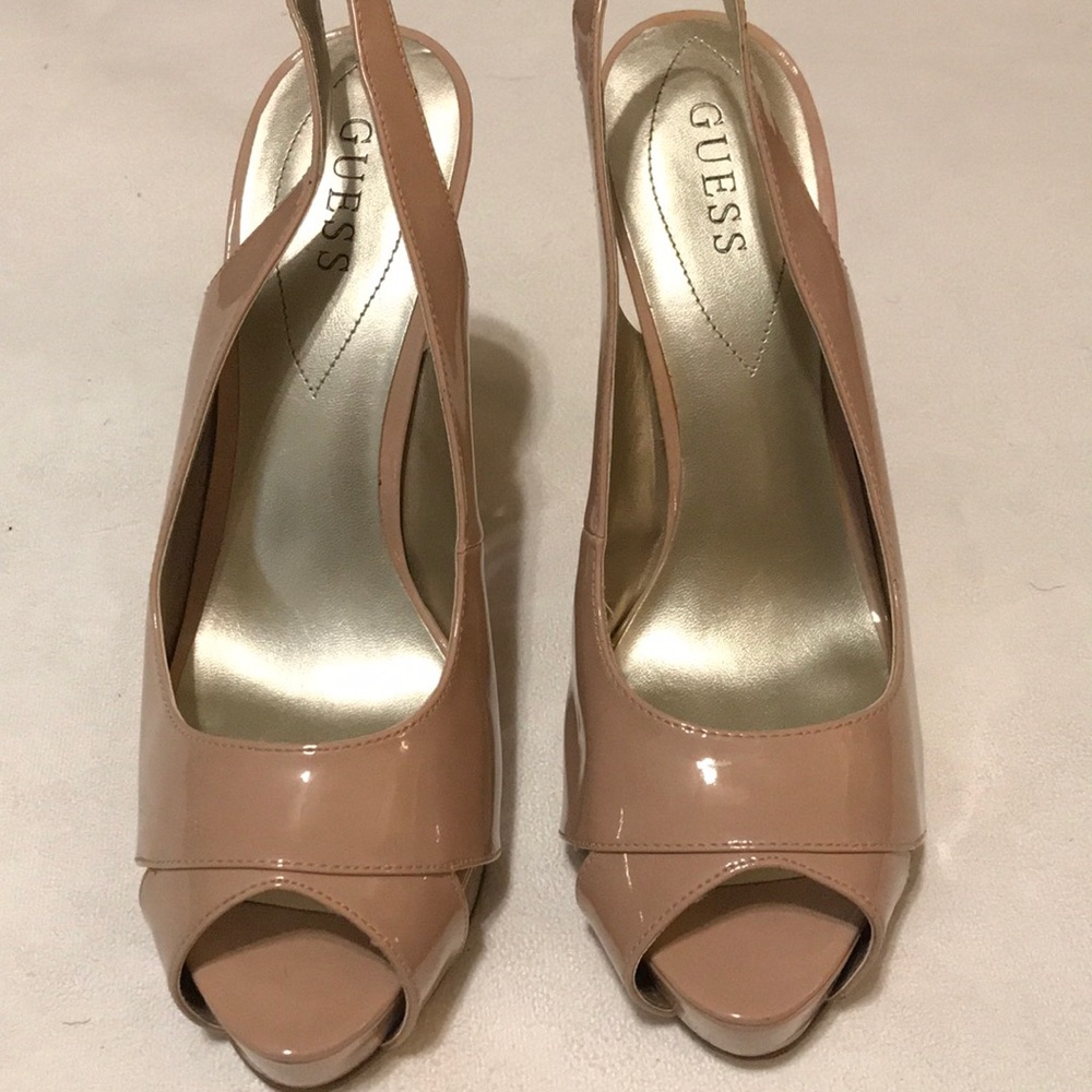 Guess patent leather heels
